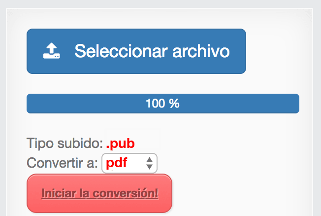 Comment convertir PUB en PDF en ligne